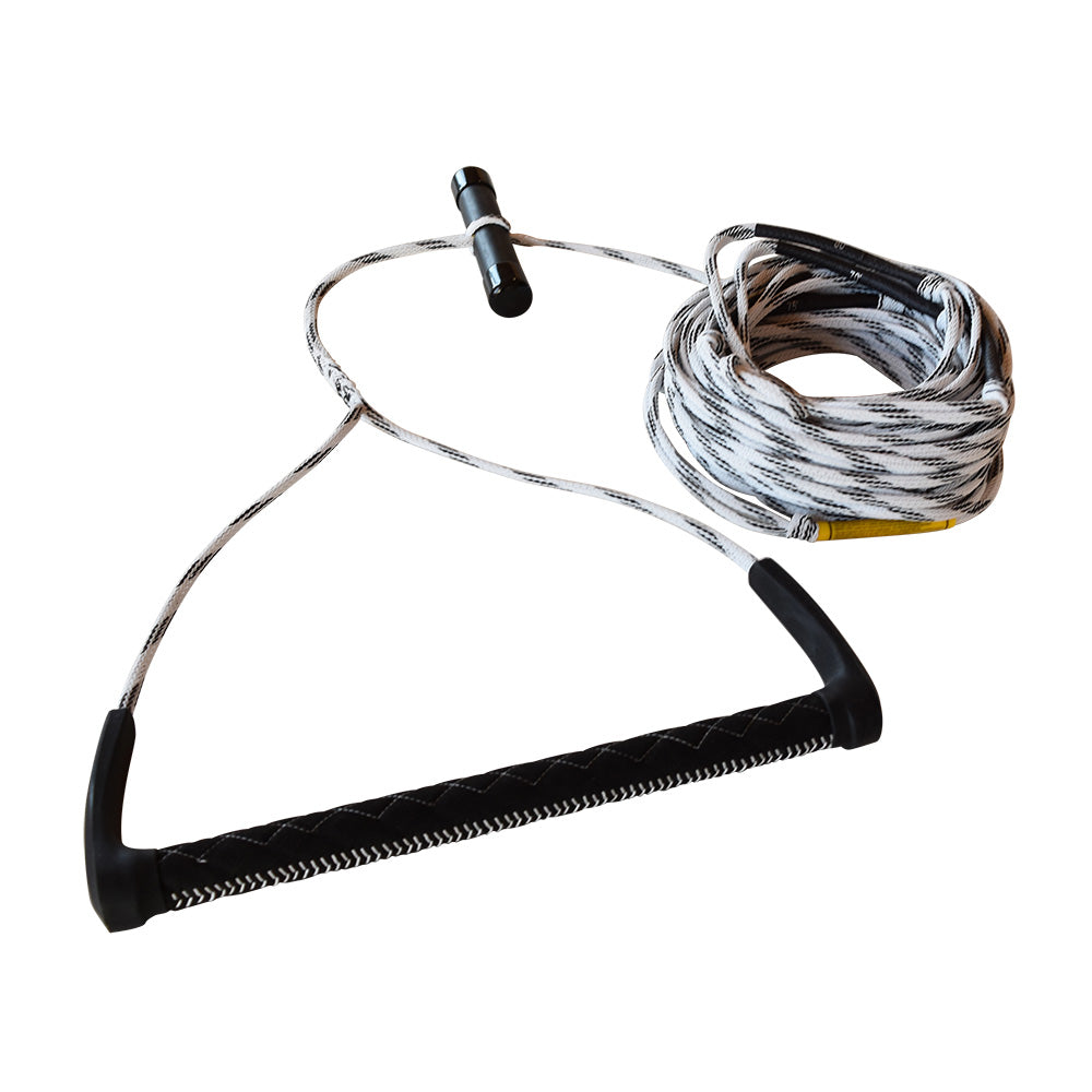 FATSAC 80 Wake Rope  TBar Handle Combo  Black  White M1036C