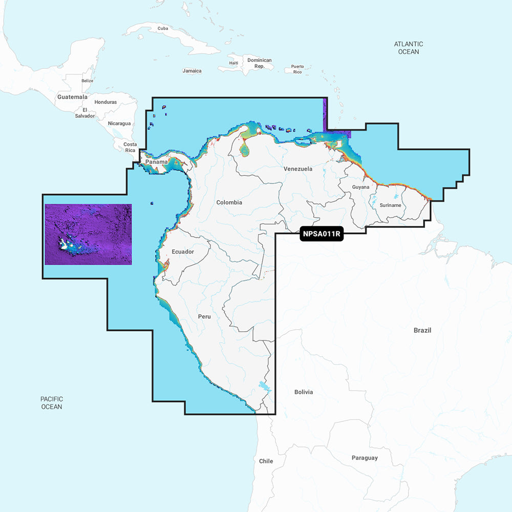 Navionics Platinum NPSA011R  South America North 010C146040