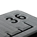 SeaDek 36 Routed Ruler  6mm  Brushed Texture  Storm GreyBlack 5358380066