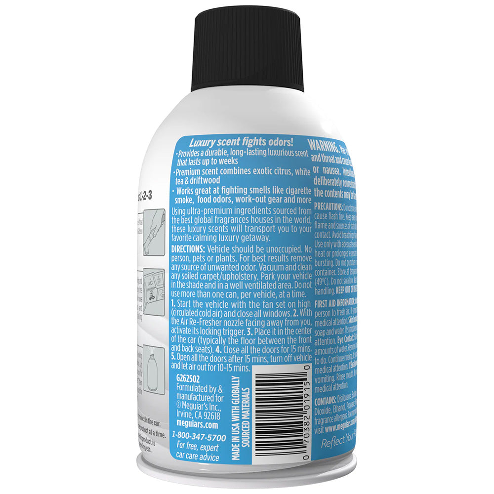 Meguiars Island Volcano Whole Car Air ReFresher Aerosol  2oz G262502