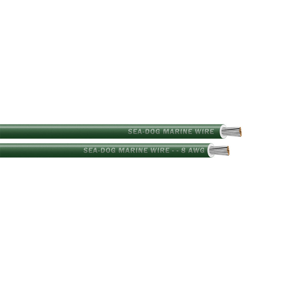 SeaDog 8 AWG Green Primary Wire  50 8008041
