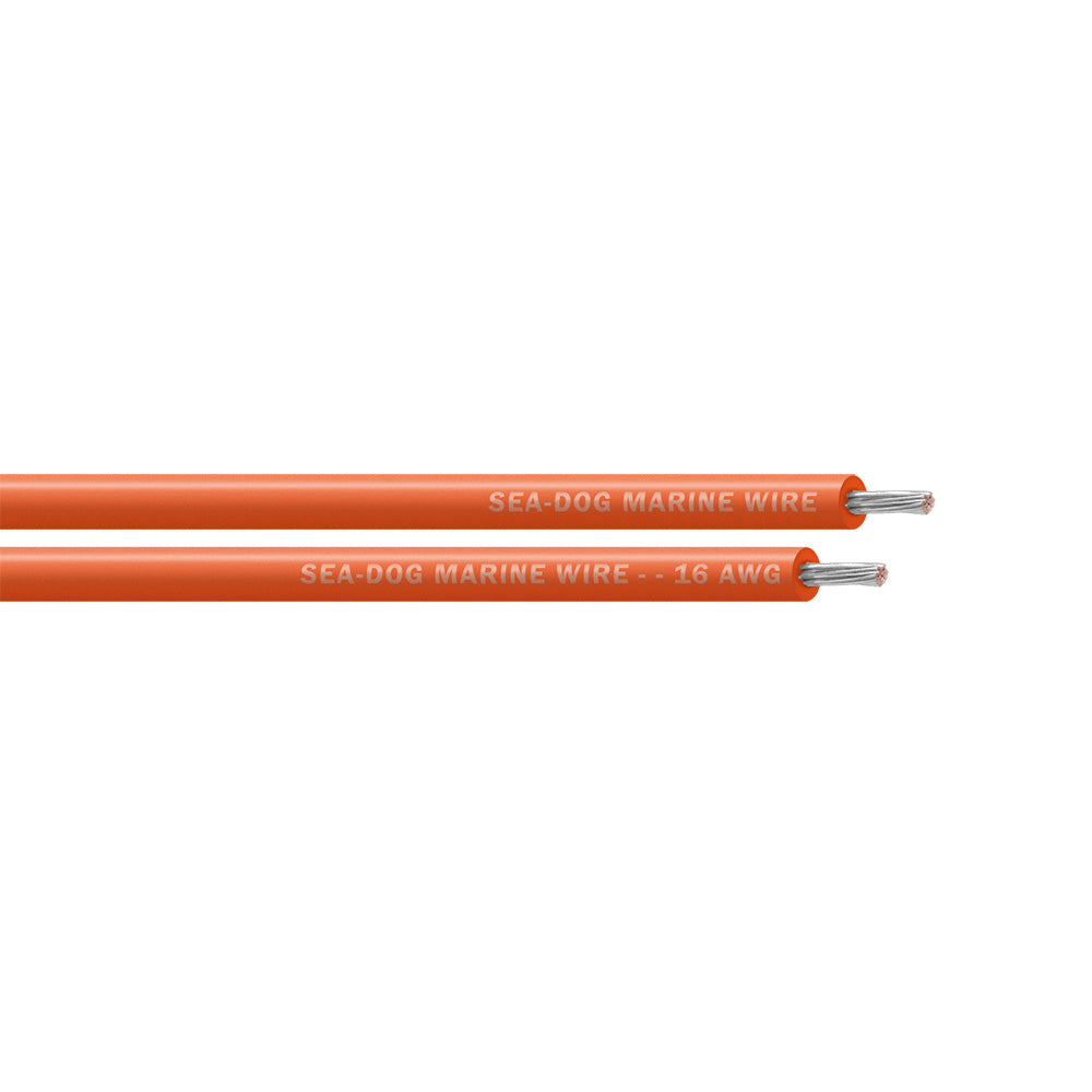 SeaDog 16 AWG Orange Primary Wire  25 8016080