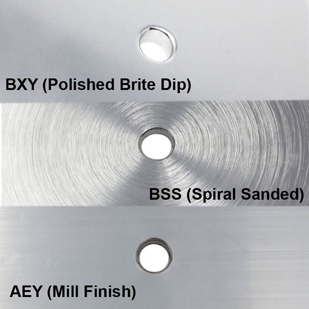 TACO Round Pad 3Hole Mill Finish  412 F324345AEY