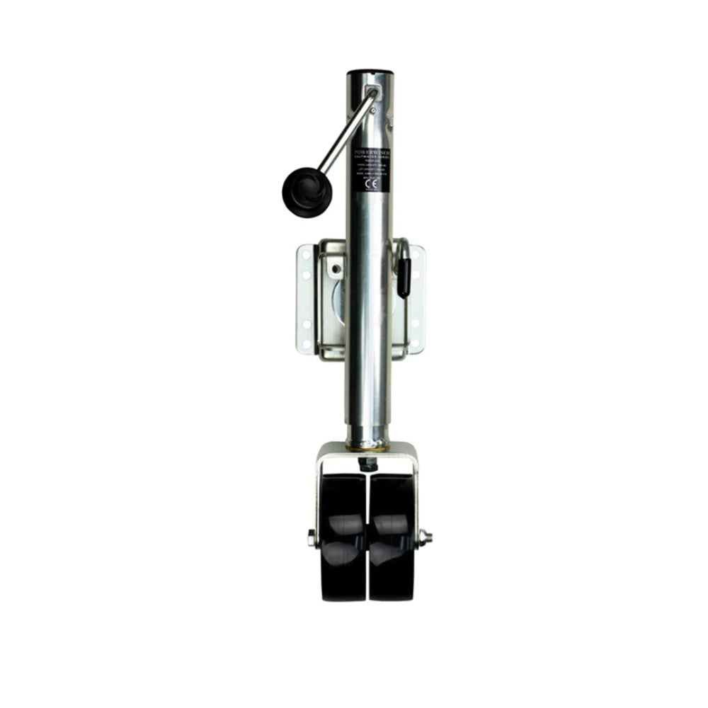Powerwinch Saltwater Series Jack  1500lb BoltOn Double Wheel Zinc 500 HR Salt Spray 21600J1500W1ZR