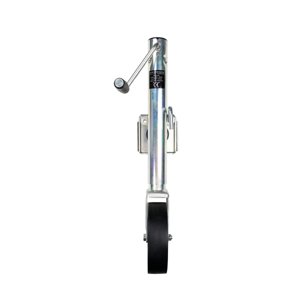 Powerwinch Utility Series Jack  1500lb BoltOn Single Wheel Zinc 21500J1500B1ZR