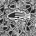 DC 1671- Black fish Die Cut Sticker