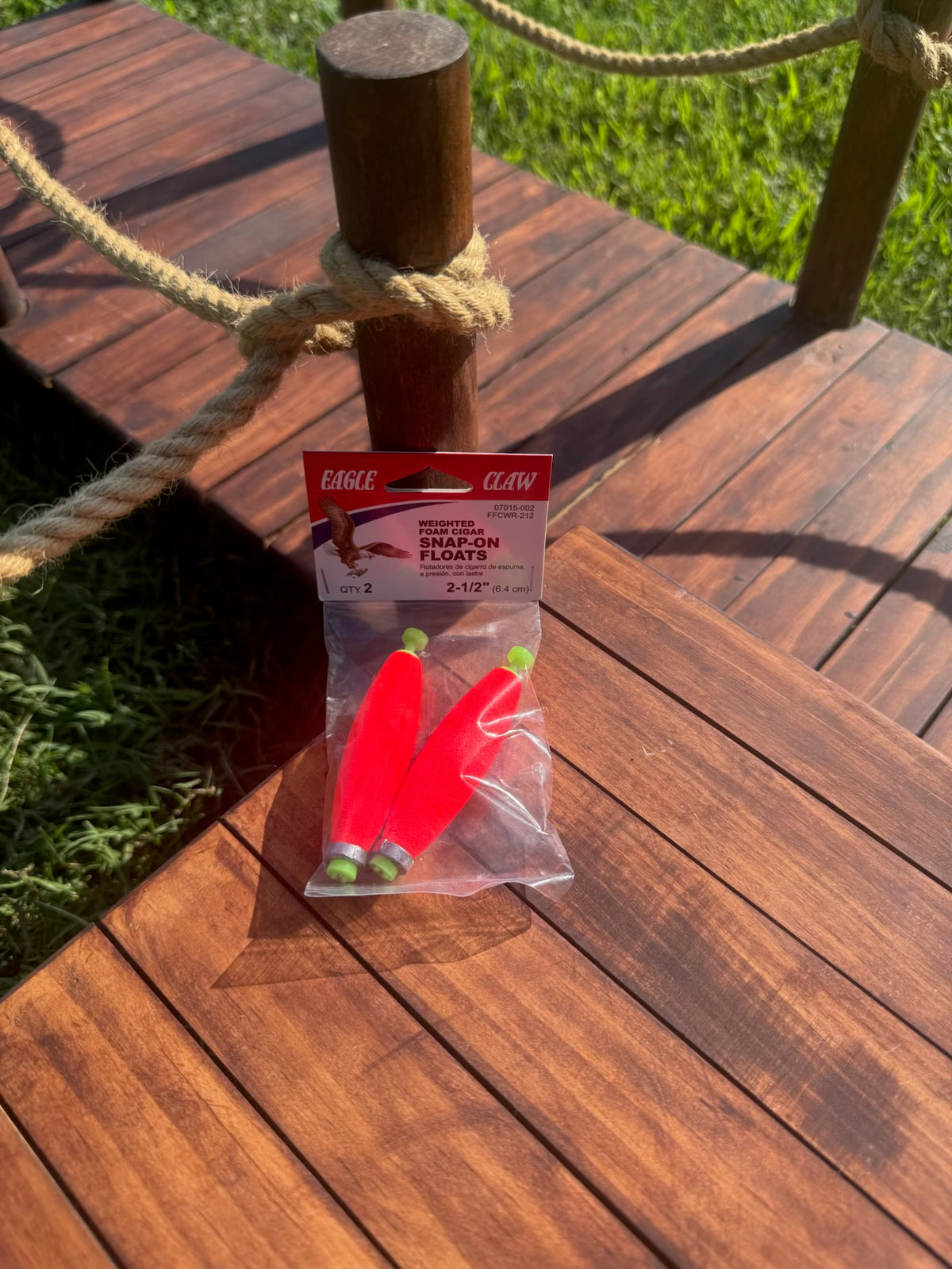 Eagle Claw weighted cigar snap on