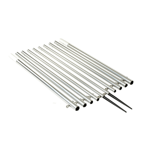 Lees 16 Extra Strong Bright Silver Outrigger Poles 1 34 AP3716XS