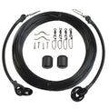 Lees Deluxe Rigging Kit  Single Rig Up To 37ft  Black Mono RK0337LSMO