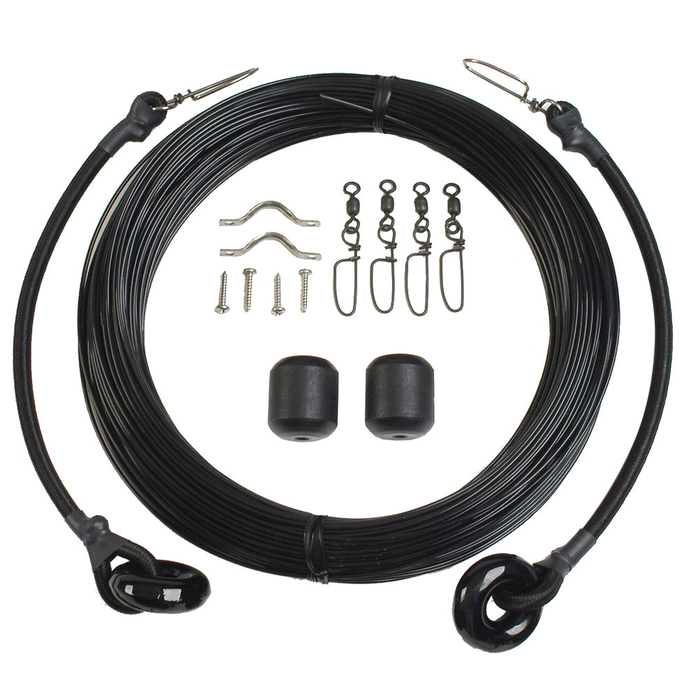 Lees Deluxe Rigging Kit  Single Rig Up To 37ft  Black Mono RK0337LSMO