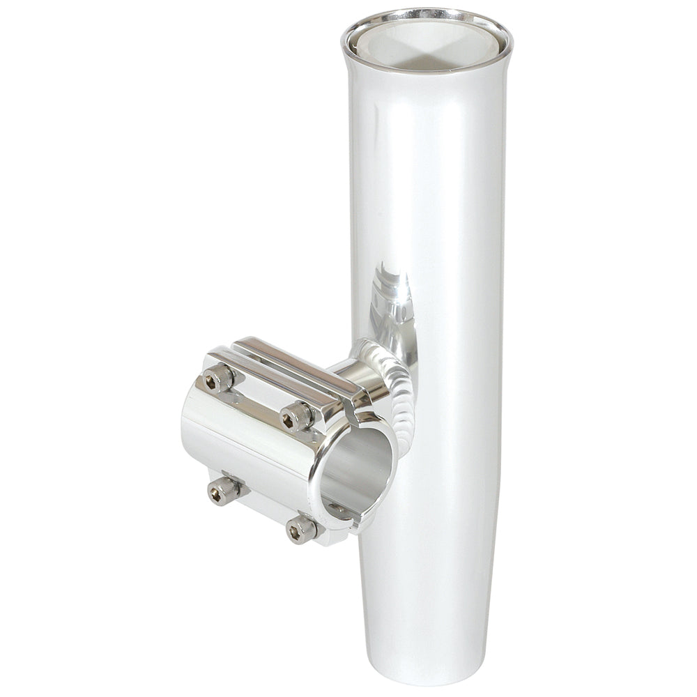 Lees ClampOn Rod Holder  Silver Aluminum  Horizontal Mount  Fits 1900 OD Pipe RA5204SL