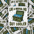 DS 3048 - Like a Normal Dad Camo Die Cut sticker