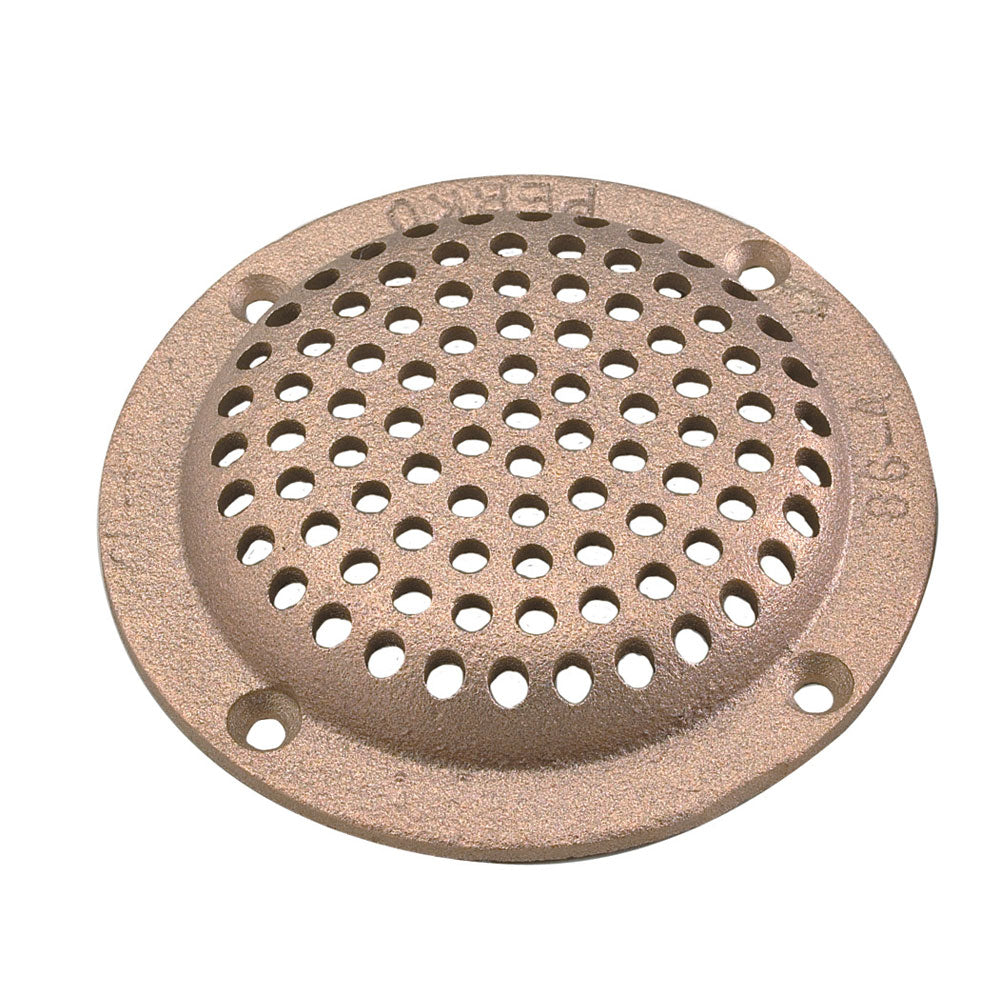 Perko 5 Round Bronze Strainer MADE IN THE USA 0086DP5PLB