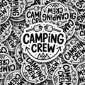 DS 2961 -  Camping crew Cut sticker