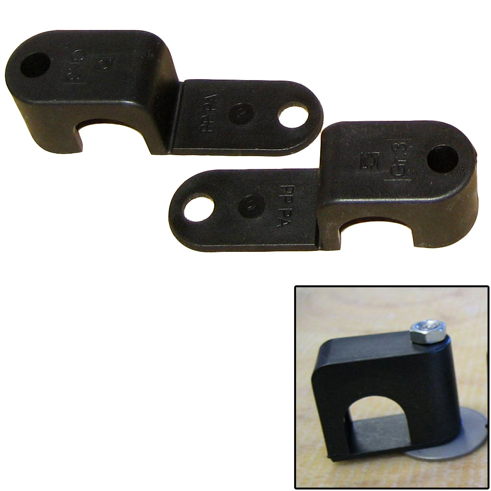 Weld Mount Single Poly Clamp f14 x 20 Studs  58 OD  Requires 15 Stud  Qty 25 60625
