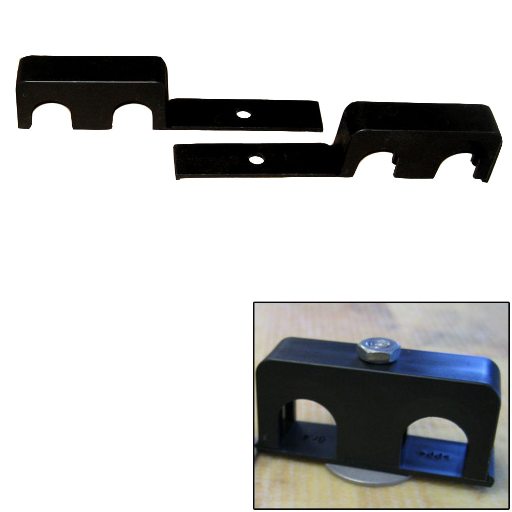 Weld Mount Double Poly Clamp f14 x 20 Studs  34 OD  Requires 175 Stud  Qty 25 80750