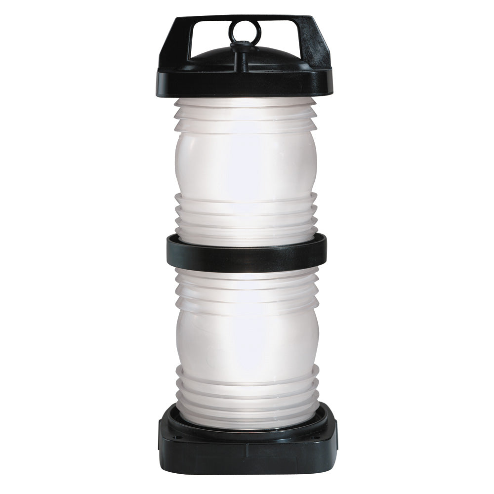 Perko Double Lens Navigation Light  Masthead Light  Black Plastic White Lens 1365E00BLK