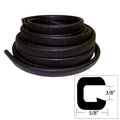 TACO Flexible Vinyl Trim  38 Opening x W x 25L  Black V301312B251