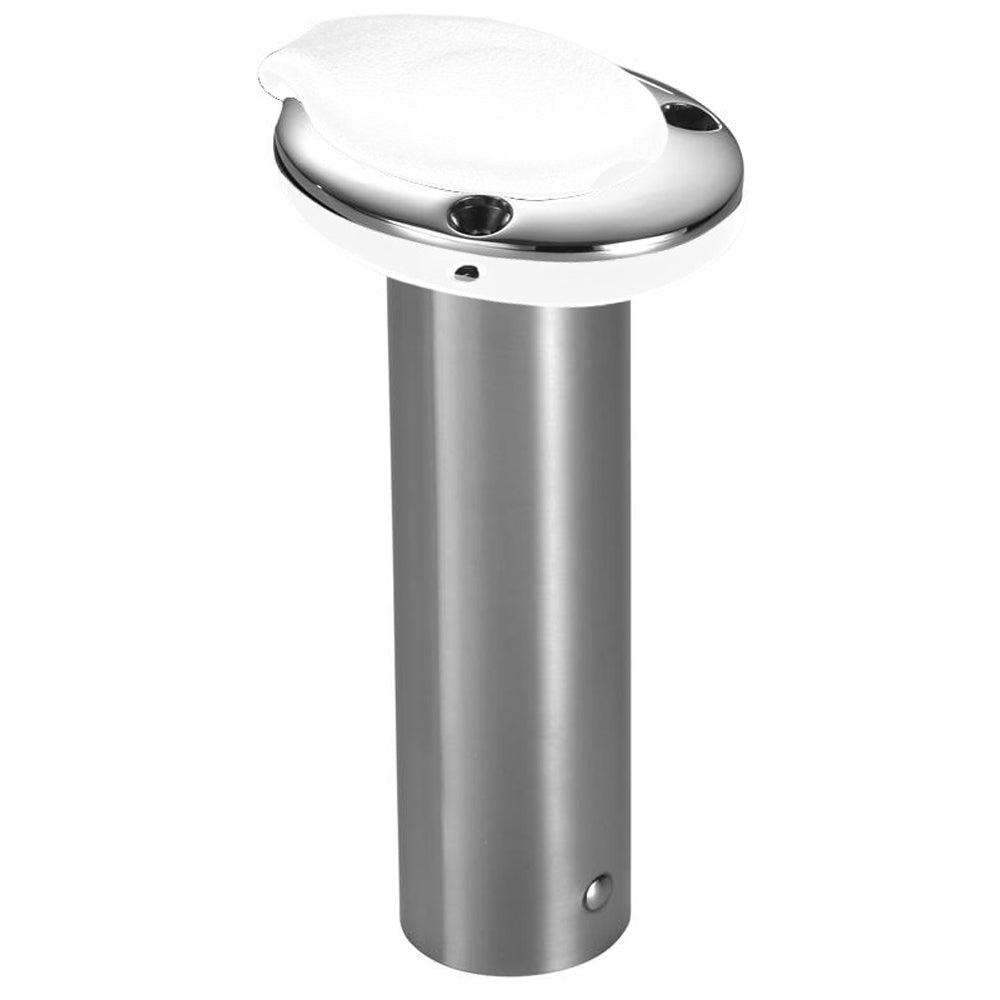 Attwood Standard Series Rod Holder  0 Degree  White Insert 66364W7