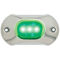 Attwood Light Armor Underwater LED Light  3 LEDs   Green 65UW03G7