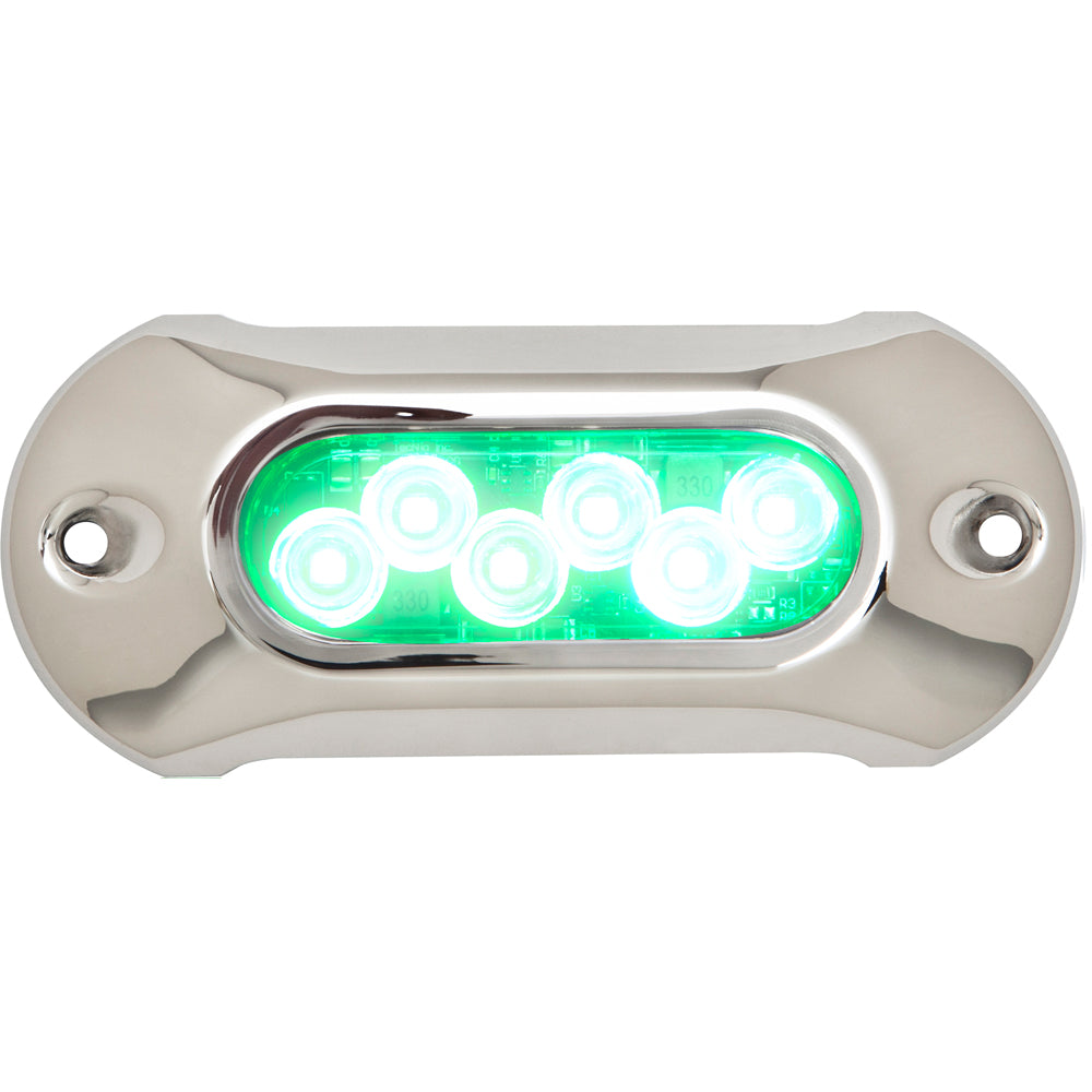 Attwood Light Armor Underwater LED Light  6 LEDs  Green 65UW06G7