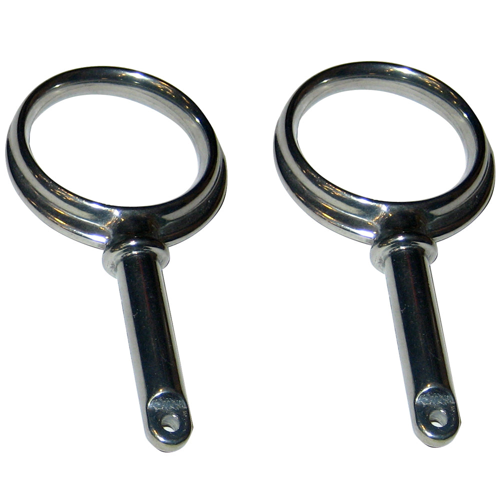 Perko Round Type Rowlock Horns  Chrome Plated Zinc 1267DP0CHR