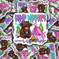 DS 2961 -  Camp Mooore worry less Cut sticker