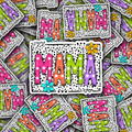 DC 907 Mama Die cut sticker