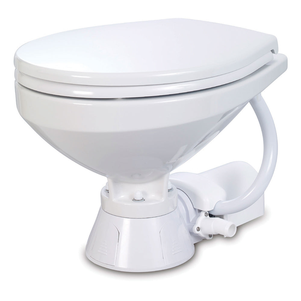Jabsco Electric Marine Toilet  Regular Bowl wSoft Close Lid  24V 370104194