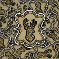 DS - 2516 Deer Camo Die Cut Sticker