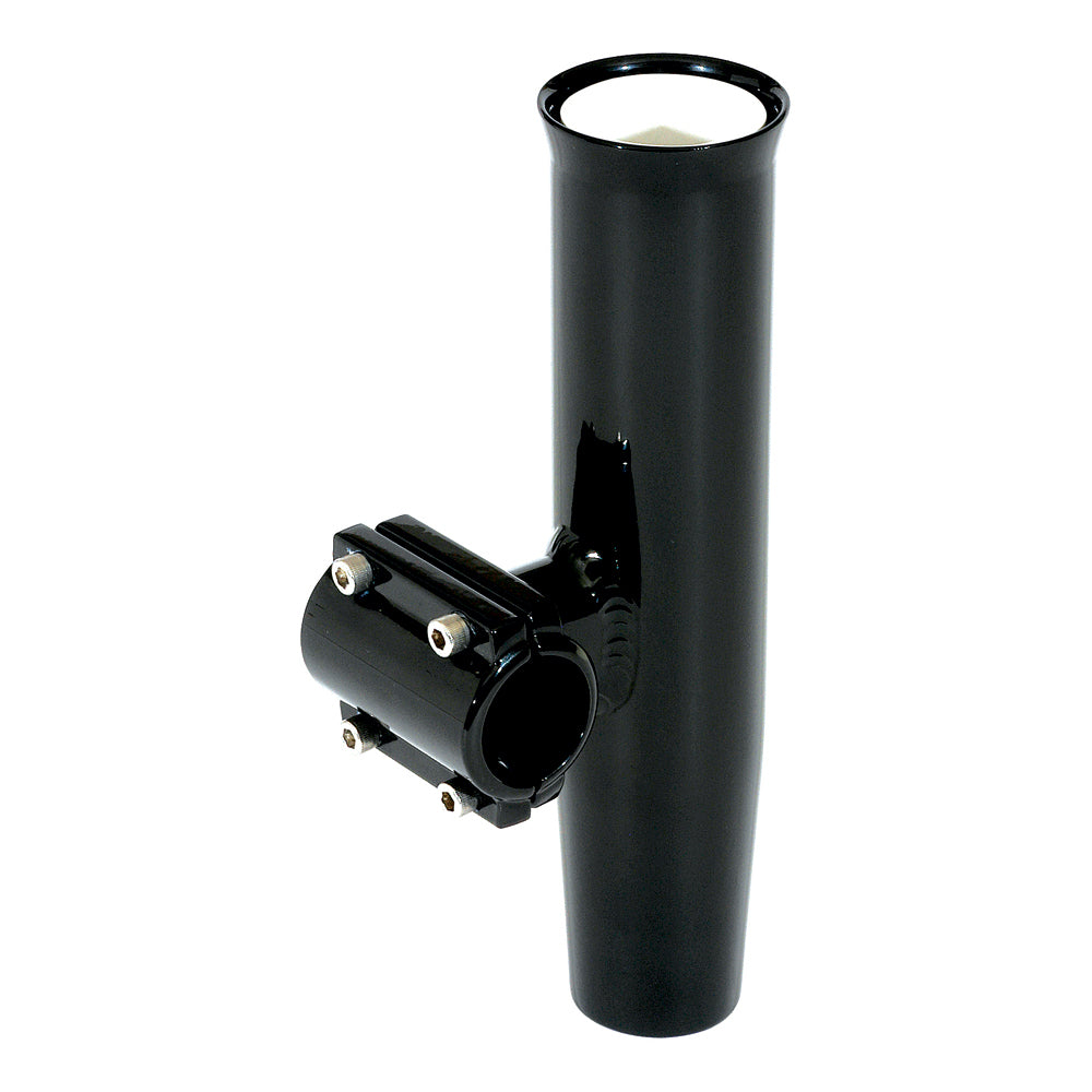 Lees ClampOn Rod Holder Horizontal Mount  Aluminum  Pipe Size 5  2375  238 OD  Black RA5205BK