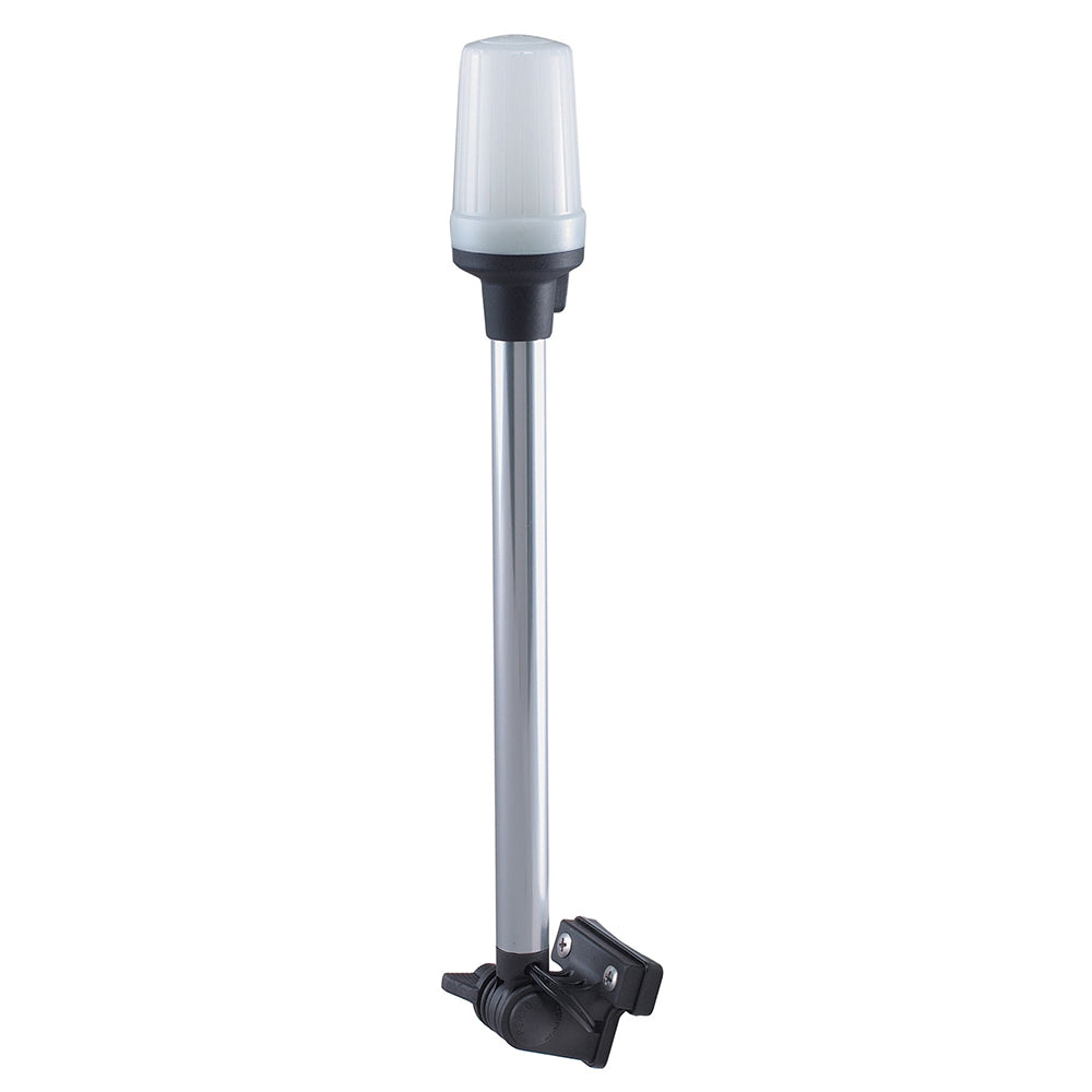 Perko Fold Down AllRound Pole Light  Horizontal Mount  White 1134DP0CHR