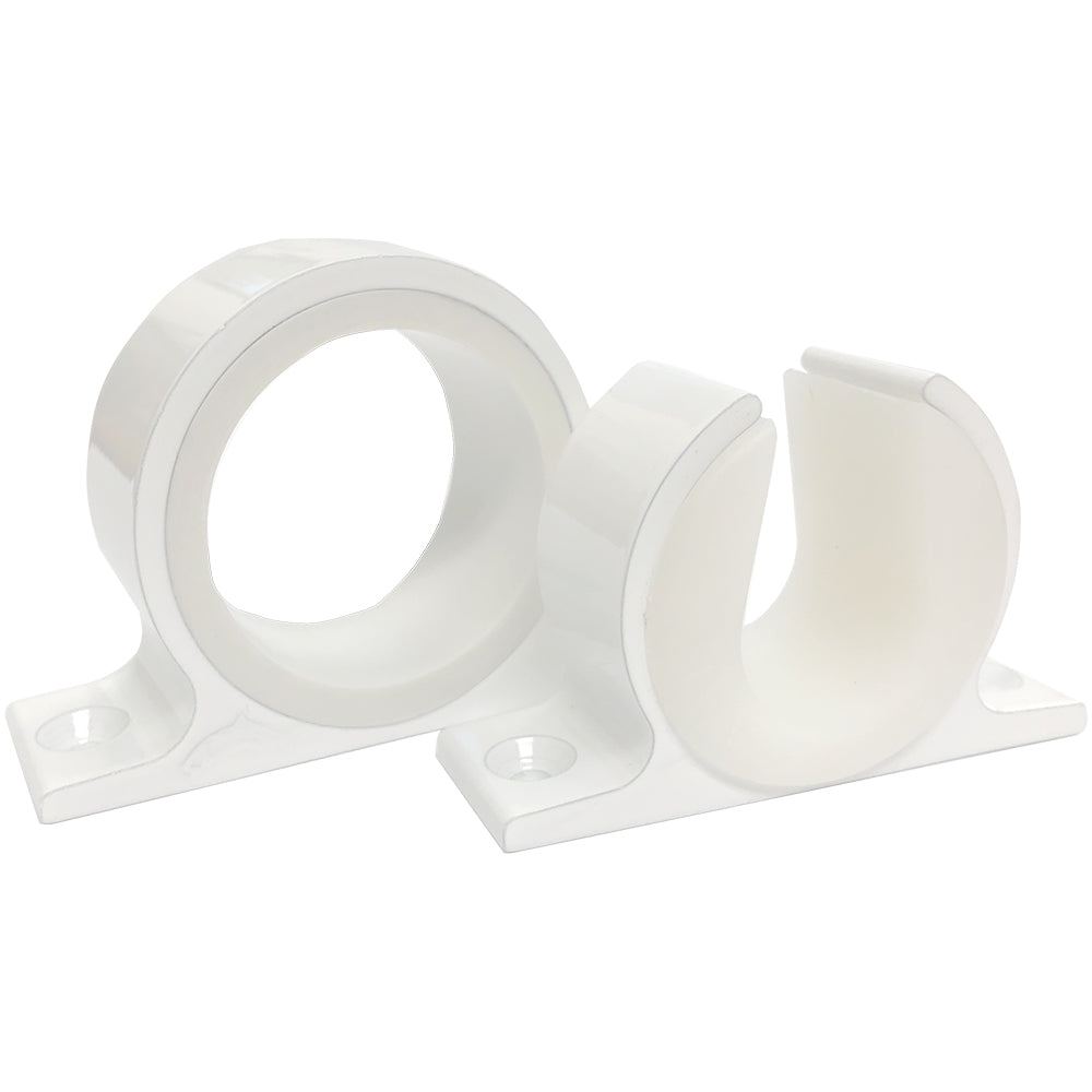 Lees Tackle Single Rod Rack Set  White Powder Coat Finish MC70WH