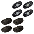 RIGID Industries ASeries Rock Light Kit  4 Red Lights  Black 400213