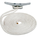SeaDog Double Braided Nylon Dock Line  12 x 30  White 302112030WH1