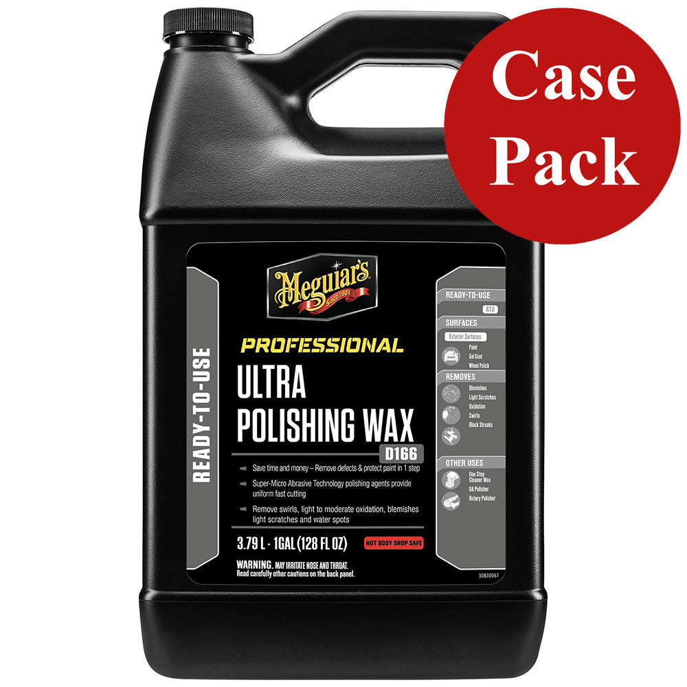 Meguiars Ultra Polishing Wax  1 Gallon Case of 4 D16601CASE