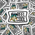 Dad reel cool Die cut sticker