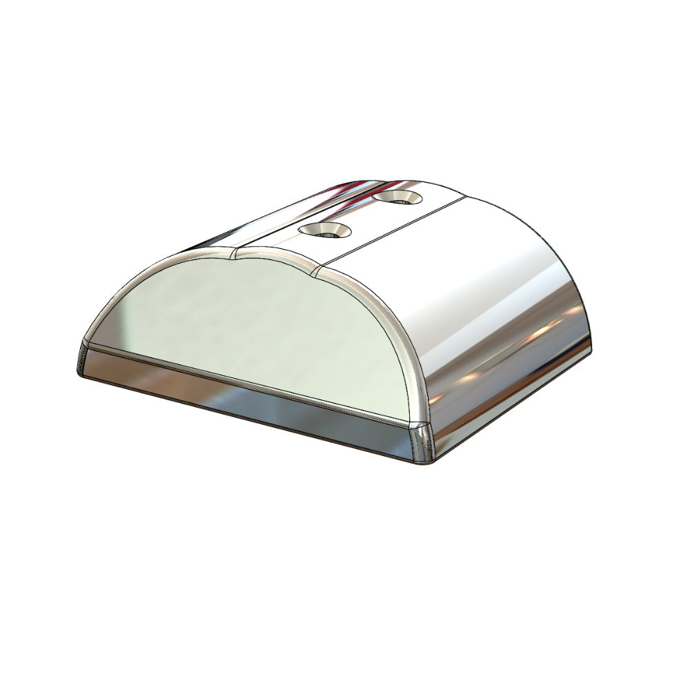 TACO SuproFlex End Cap  Large  Stainless Steel F160276