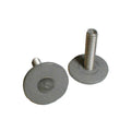 Weld Mount Stainless Steel Panel Stud 62 Base 8 x 32 Thread 15 Tall  100 Pack 83224100