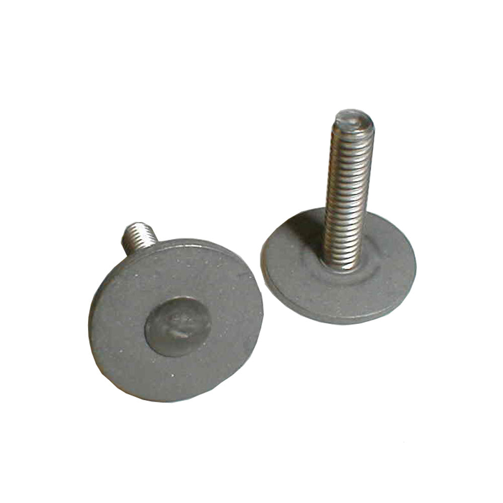 Weld Mount Stainless Steel Panel Stud 62 Base 8 x 32 Thread 125 Tall  100 Pack 83220100