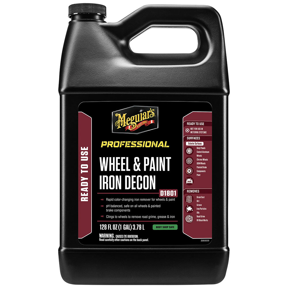 Meguiars Wheel  Paint Iron DECON  ProStrength Iron Remover  1 Gallon D180101