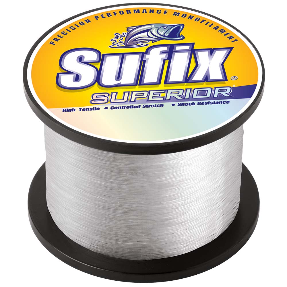 Sufix Superior Clear Monofilament  30lb  3950 yds 647530