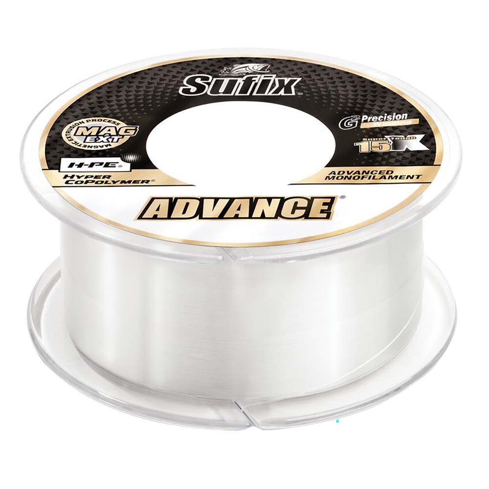Sufix Advance Monofilament  10lb  Clear  330 yds 604110