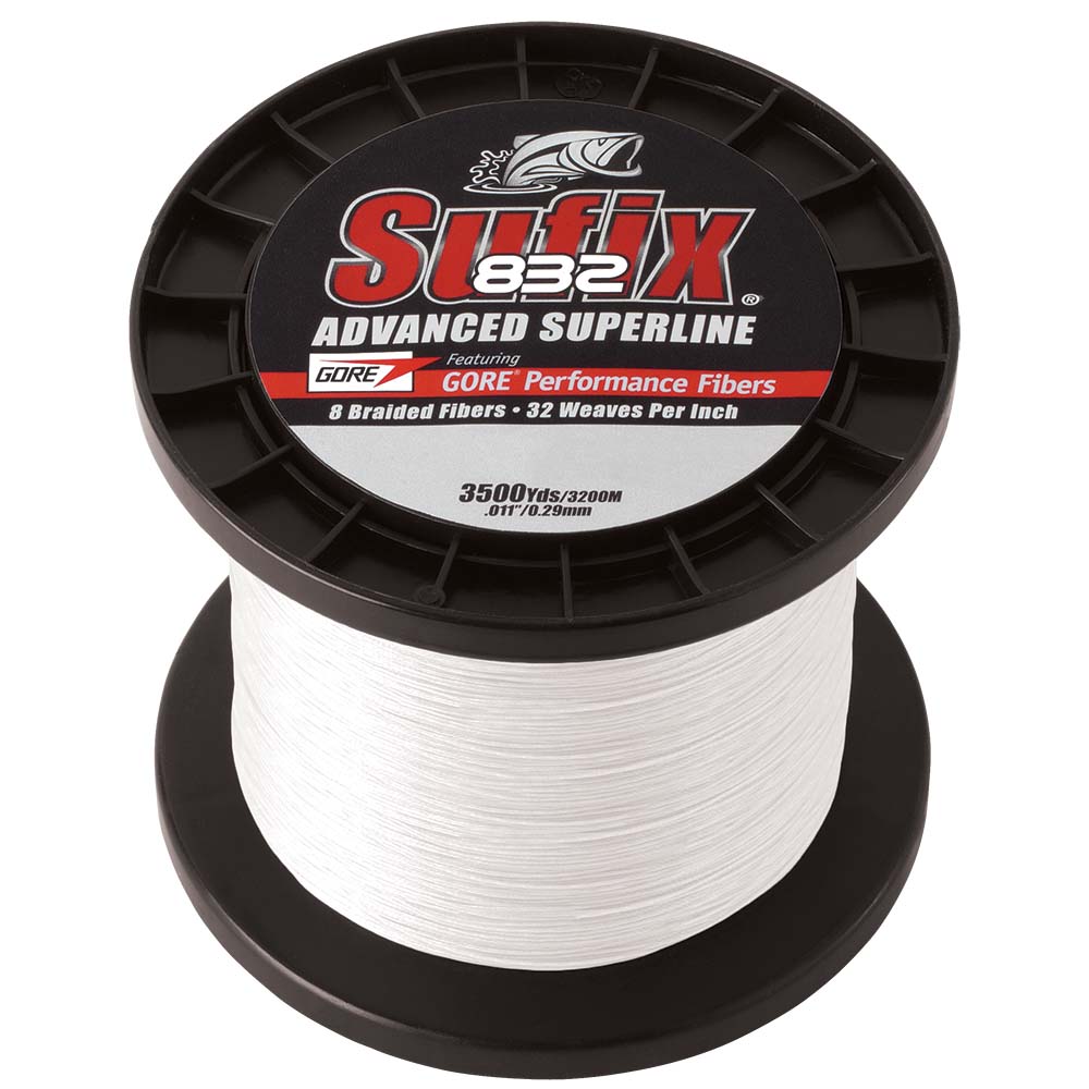 Sufix 832 Advanced Superline Braid  10lb  Ghost  3500 yds 660410GH