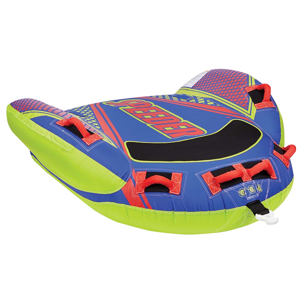 Full Throttle Speeder Towable Tube  2 Rider  Blue 30290050000221