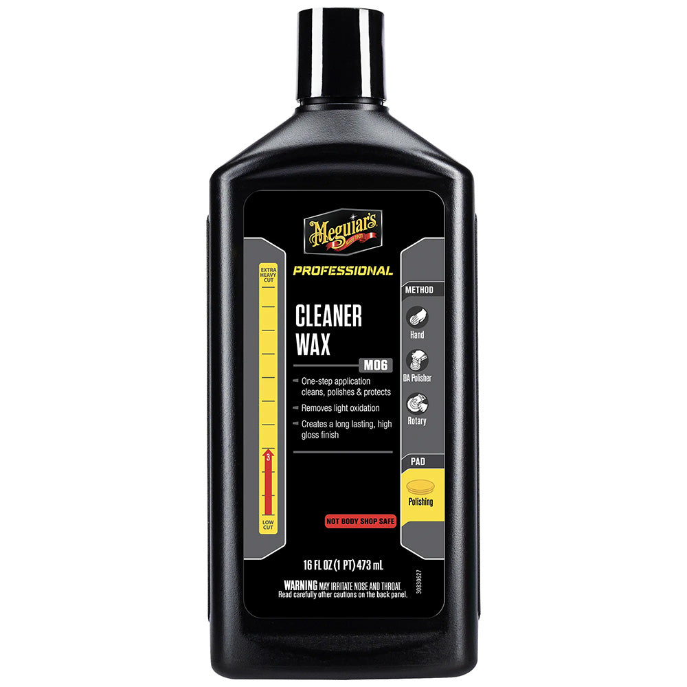 Meguiars M6 Mirror Glaze Cleaner Wax  16oz M0616