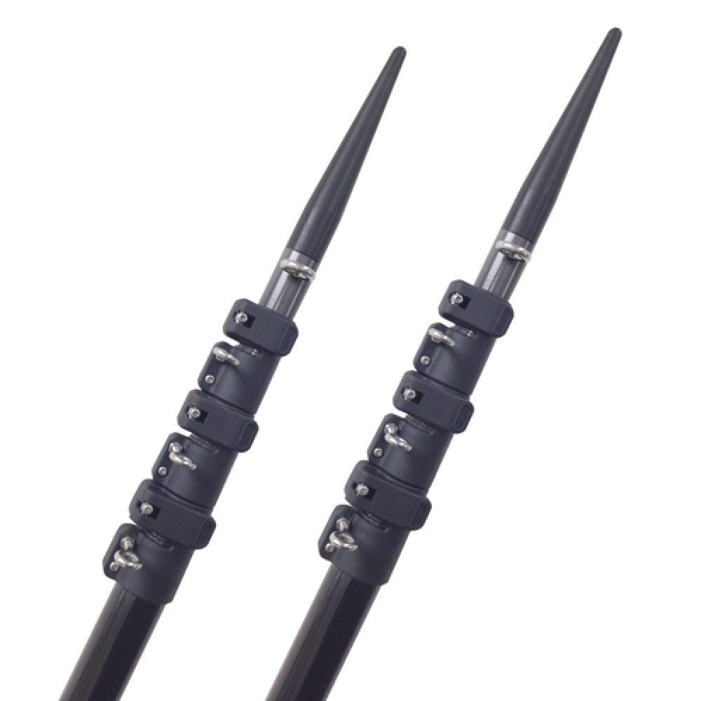 Lees Extra Strong 20 Telescoping Carbon Fiber Outrigger Poles fSidewinder Mount CT3920XS