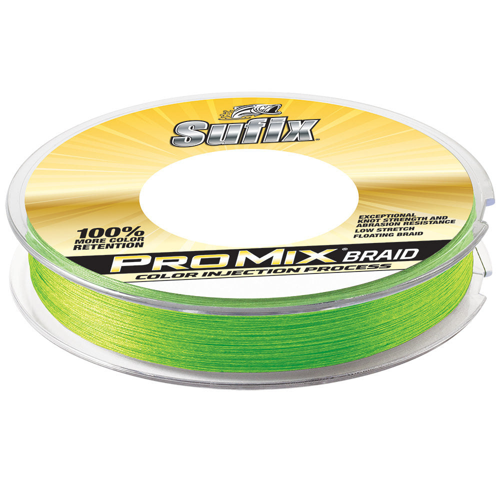 Sufix ProMix Braid  30lb  Neon Lime  300 yds 630130L