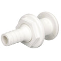 Attwood White Plastic ThruHull Fitting  34 Inner Diameter 38733