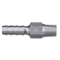 Universal Aluminum Fuel Hose Fitting  14 NPT x 38 Barb  AntiSiphon Valve 88FAS0146